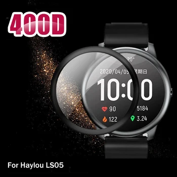 400D Защитная Пленка Из Мягкого Волокна Для Xiaomi Haylou Solar LS05 Cover Smart Watch Полноэкранная Защитная Пленка Не Стекло