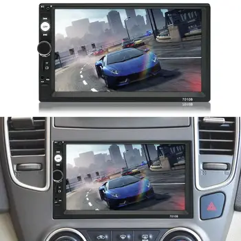 7-дюймовая HD Bluetooth-камера заднего вида, мультимедийный плеер, автомобильная навигация, автомагнитола, Автомобильный MP5-плеер, радио Стерео