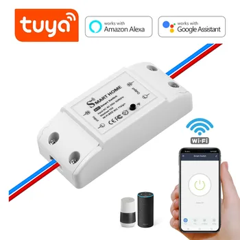 Apple Homekit/Tuya Smart Switch Прерыватель Реле-Выключателя Wifi Пульт Дистанционного управления Для Homekit/Amazon-Alexa/Google Home IFTTT