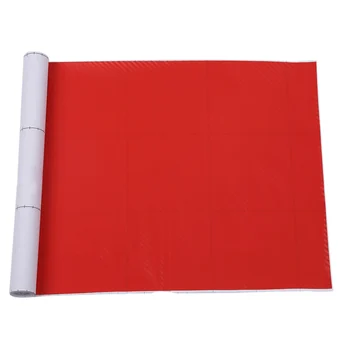 DIY 30x127 3D наклейка из углеродного волокна Виниловая пленка Оберточная бумага Рулон Клейкая автомобильная наклейка Лист Красный