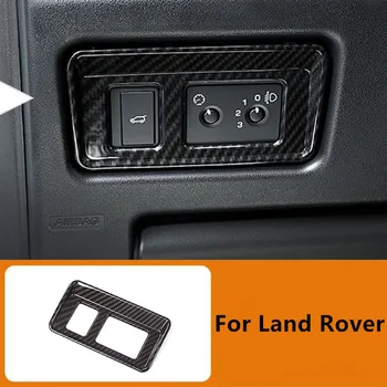 Для Land Rover Discovery Sport 2015-2019 Модификация интерьера с рисунком из углеродного волокна, внутренняя задняя коробка, переключающая рама, аксессуары