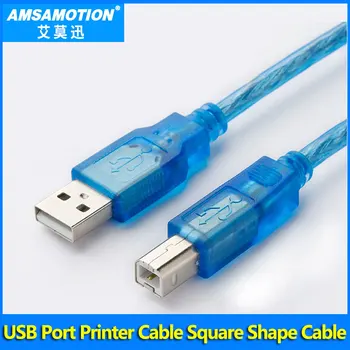 кабель USB для принтера длиной 2 м с квадратным портом от A до B Кабель USB 2.0 длиной 2 метра 0,5 м Электрические провода длиной 3 м для Canon HP Panasonic