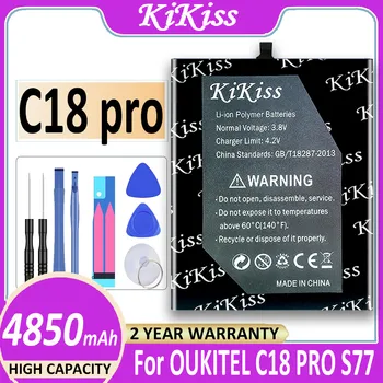 Оригинальный аккумулятор KiKiss емкостью 4850 мАч для OUKITEL C18 pro C18pro S77 Bateria