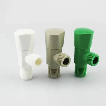 Пластиковый угловой клапан, кран, Запорный клапан для унитаза G1 / 2, Запорные клапаны для наполнения ванной комнаты, Аксессуары для замены кухонного крана
