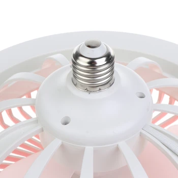 Светодиодная Потолочная Вентиляторная Лампа, Вентилятор мощностью 30 Вт с Подсветкой, 3-режимная Регулируемая Лампа Переменного Тока 85 В-265 В с Кабельным Шнуром для Кабинета, Офисной Кухни
