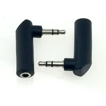 1 шт. 3,5 мм 3-полюсный штекер-розетка 3,5 Прямоугольный аудио стерео штекер L-образный разъем для наушников