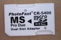 1 штука адаптера cr-5400 cr5400 для psp tf SD-карты к разъему для карт памяти ms pro duo