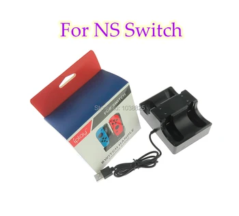 10ШТ 4 В 1 для Nintendo Switch Подставка для зарядного устройства Joy-con, док-станция для зарядки, 2 USB светодиодных индикатора для аксессуаров Nintendo Switch