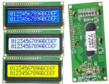 2,6-дюймовый COB 16PIN SPI IIC 1602J Модуль ЖК-символьного экрана SPLC44780C Контроллер 5V 3.3V Белая /Желтая /Синяя Подсветка