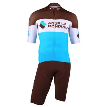 2018 AG2R TEAM 2 ЦВЕТА Skinsuit Боди Летние Велосипедные Трикотажные Комплекты MTB Bike Велосипедная Одежда MTB Maillot Ropa Ciclismo