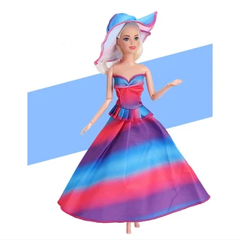 30-сантиметровое кукольное церемониальное платье, 1/6 кукольных аксессуаров, одежда для девочек, домашняя игрушка для переодевания