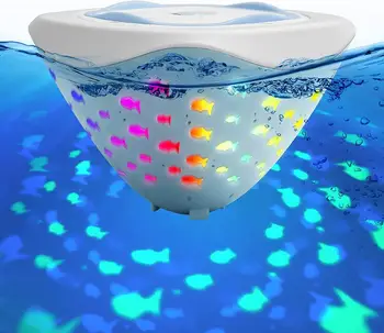 4 цветных плавающих фонаря для бассейна с 5 режимами для гидромассажных ванн - Декоративное подводное освещение и аксессуары для бассейна