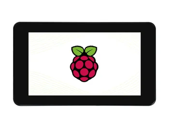7-дюймовый Емкостный сенсорный IPS-дисплей для Raspberry Pi, с защитным чехлом, 1024 × 600, интерфейс DSI, поддерживает Pi 4B
