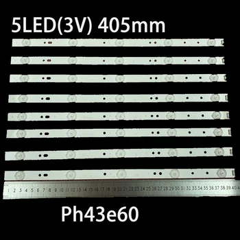 8 шт./компл. светодиодной ленты для Philco Ph43e60dsgw Ph43e60 Telefunken TF-LED43S27T2 Polaroid TQL43F4PR001 43E3000 5800-W43001-3P00