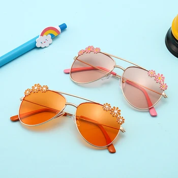 FOCUSNORM, 5 цветов, летние солнцезащитные очки для новорожденных девочек и мальчиков, винтажные тонированные солнцезащитные очки на 2-9 лет