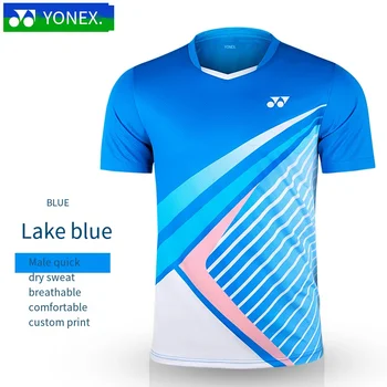 Yonex теннис спортивный Трикотаж спортивная одежда спортивная одежда одежда для бадминтона 2023 футболка с коротким рукавом для мужчин и женщин 110502