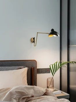винтажный скандинавский декор комнаты общежития merdiven penteadeira camarim led настенный светильник стеклянные настенные бра настенный светильник для кровати
