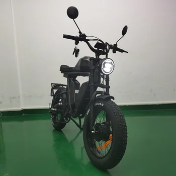 Двойной мотор Bafang 52v 70ah Литиевые батареи 1000 Вт * 2 E Fat Tire Bike Ecycle Cargo Ebike Доставка Электрического велосипеда