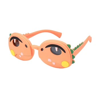 Детские поляризованные солнцезащитные очки, легкие солнцезащитные очки с мультяшным динозавром для маленьких девочек и мальчиков на Пляжный отдых
