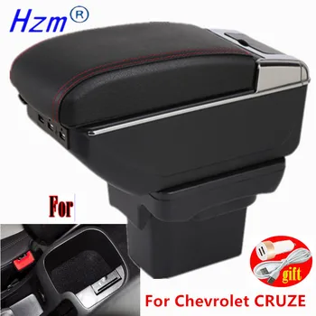 Для Chevrolet CRUZE Подлокотник для Chevrolet CRUZE Автомобильный Подлокотник коробка для дооснащения Коробка для хранения запчастей автомобильные аксессуары Интерьер со светодиодом USB