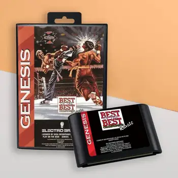 для лучших из лучших на чемпионате США по карате обложка 16-битного ретро игрового картриджа для игровых консолей Sega Genesis Megadrive