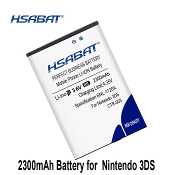 Замена аккумуляторной батареи HSABAT 2300mAh CTR-003 CTR-001 для внутренней консоли Nintendo 3DS/2DS/2DS XL