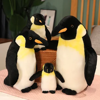 Имитация плюшевой игрушки в виде пингвина, кукла-аквариум, детский диван в гостиной, кукла-подушка в виде пингвина, украшения для кукол, детский подарок на день рождения