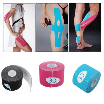 Кинезиологическая лента Kinesio Tape Grip Tapes Эластичный наколенник для восстановления мышц, облегчающий боль, Наколенники, поддерживающий бандаж для фитнеса