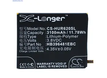 Кэмерон Китайско Высокое Качество 3100 мАч Батарея HB396481EBC для Huawei D199, G7 Plus, Play 5X, Honor 5A, HW-H60-J1, KII-L03, L21, L22, L23