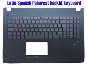 Латино-Испанская клавиатура с подсветкой для подставки для рук Asus GL502V, GL502VM, GL502VY, GL502VS, GL502VMZ, GL502VML