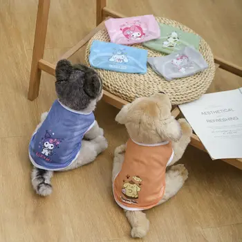 Летняя сетчатая охлаждающая одежда для собак для маленьких собак Бумеранг Бишон Тедди Тонкий жилет для собак Дышащая Классная одежда для кошек и щенков