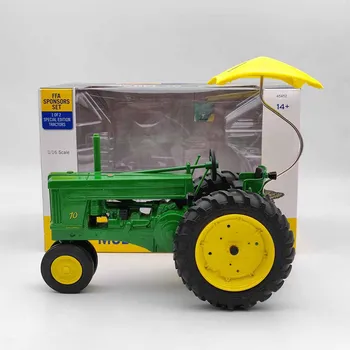 Модель трактора Johan Model 70 в масштабе 1: 16 из сплава 70 с зонтиком от солнца, украшение для сельскохозяйственного транспортного средства, детская игрушечная машина