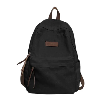 Модный холщовый школьный рюкзак, рюкзак для ноутбука, школьная сумка для студентов, подростков, мальчиков, девочек, дорожная Повседневная сумка для книг