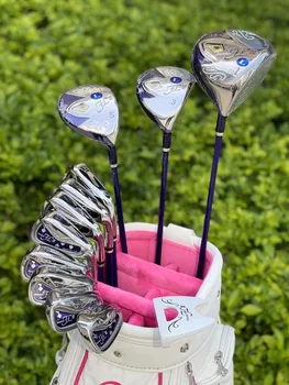 Новые женские клюшки для гольфа Maruman FL III В комплекте Golf Driver Деревянные Утюги Клюшка Graphite L Flex 12шт Lady Shaft