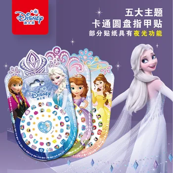 Новые наклейки для ногтей Disney girls Frozen elsa Anna, Белоснежка, принцесса София, Микки и Минни, классические игрушки для детей