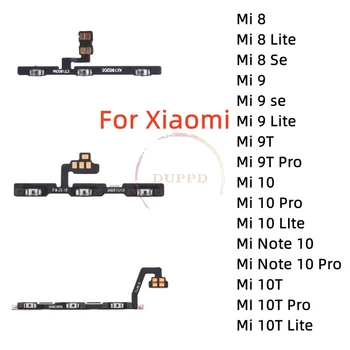 Новый Гибкий Кабель Боковой Кнопки Включения-Выключения Громкости Для Xiaomi Mi 8 9 se Lite/Mi 9T 10T 10 Note 10 Pro Lite Запасные части