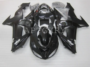 Новый Комплект Обтекателей Мотоцикла ABS Подходит Для Kawasaki Ninja ZX10R 2006 2007 06 07 10R ZX-10R Кузов На Заказ Черный