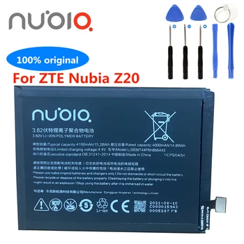 Новый оригинальный аккумулятор Li3839t44P6h866443 емкостью 4100 мАч для мобильного телефона ZTE Nubia Z20