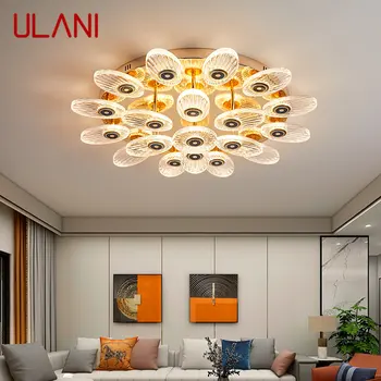 Потолочный светильник ULANI Nordic, Современный винтажный светильник, Роскошный светодиодный, 3 цвета, Креативные светильники для дома, гостиной, спальни