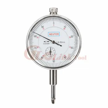 Прецизионный инструмент, 0-10 мм, шкала, индикатор, 0,01 мм, точность, шкала, Тестовый индикатор, Измерительный инструмент, Инструменты