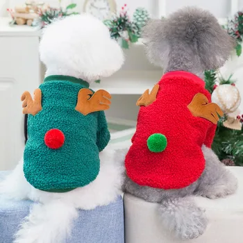 Рождественский свитер для собак, пальто, зимняя одежда для собак для маленьких средних собак, кошек, щенков французского бульдога, Одежда для собак Perro