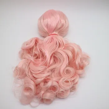 Скальп куклы Blyth (руб.) розовые волосы с челкой 0719