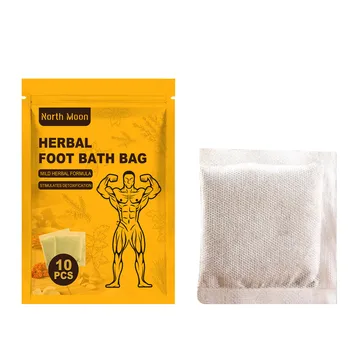 Средство для мытья ног с натуральными травами, 10 шт, средство для очищения ног с травами, для расслабления ванночек с натуральными травами, для ухода за больными мышцами ног
