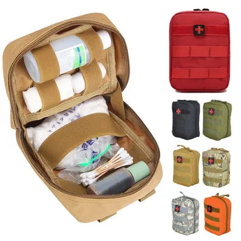 Тактическая сумка Molle EDC, военная охотничья поясная сумка, сумка для аптечки первой помощи, фонарик, сумка для аварийных инструментов, сумка для выживания в кемпинге, сумка для переноски в походе