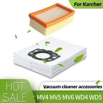 Фильтрующие Пылесборники для Karcher MV4 MV5 MV6 WD4 WD5 WD6 Сменный мешок для Karcher с WD4000 по WD5999 Часть # 2.863-006.0