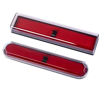 Шестиугольная хрустальная прозрачная пластиковая ручка коробка для ручек подарочная коробка металлическая коробка для ручек прозрачный пластиковый пенал