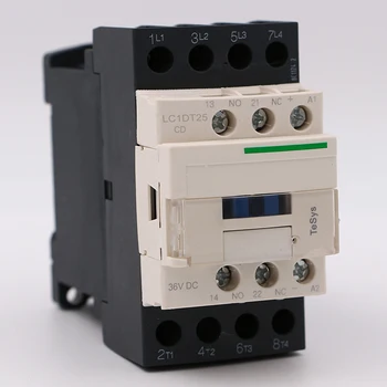 Электрический магнитный контактор постоянного тока LC1DT25CD 4P 4NO Катушка постоянного тока LC1-DT25CD 25A 36V