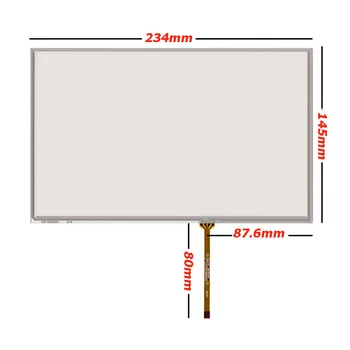 10,2-дюймовый 4-Проводной 234*145 мм для at102tn03 v9 16:10 Дигитайзер Резистивный Сенсорный Экран Панель Стекло
