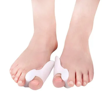 2ШТ Защитные накладки для большого пальца стопы с разделителем для большого пальца Гель для снятия боли в ногах, Корректор суставов больших пальцев ног