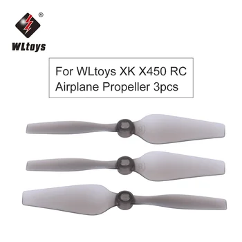 3шт WLtoys XK X450 RC Пропеллер самолета RC Самолет Вертолет Аксессуары с фиксированным крылом